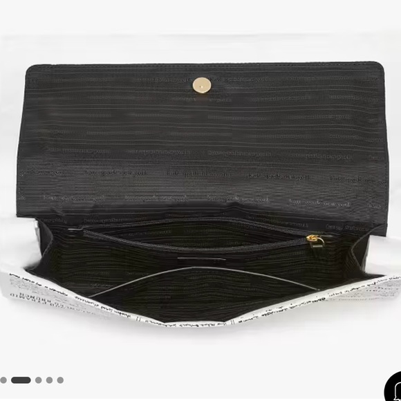NWT & Sealed Glitzy Ritzy Newspaper Clutch Kate Spade - Picture 4 of 11